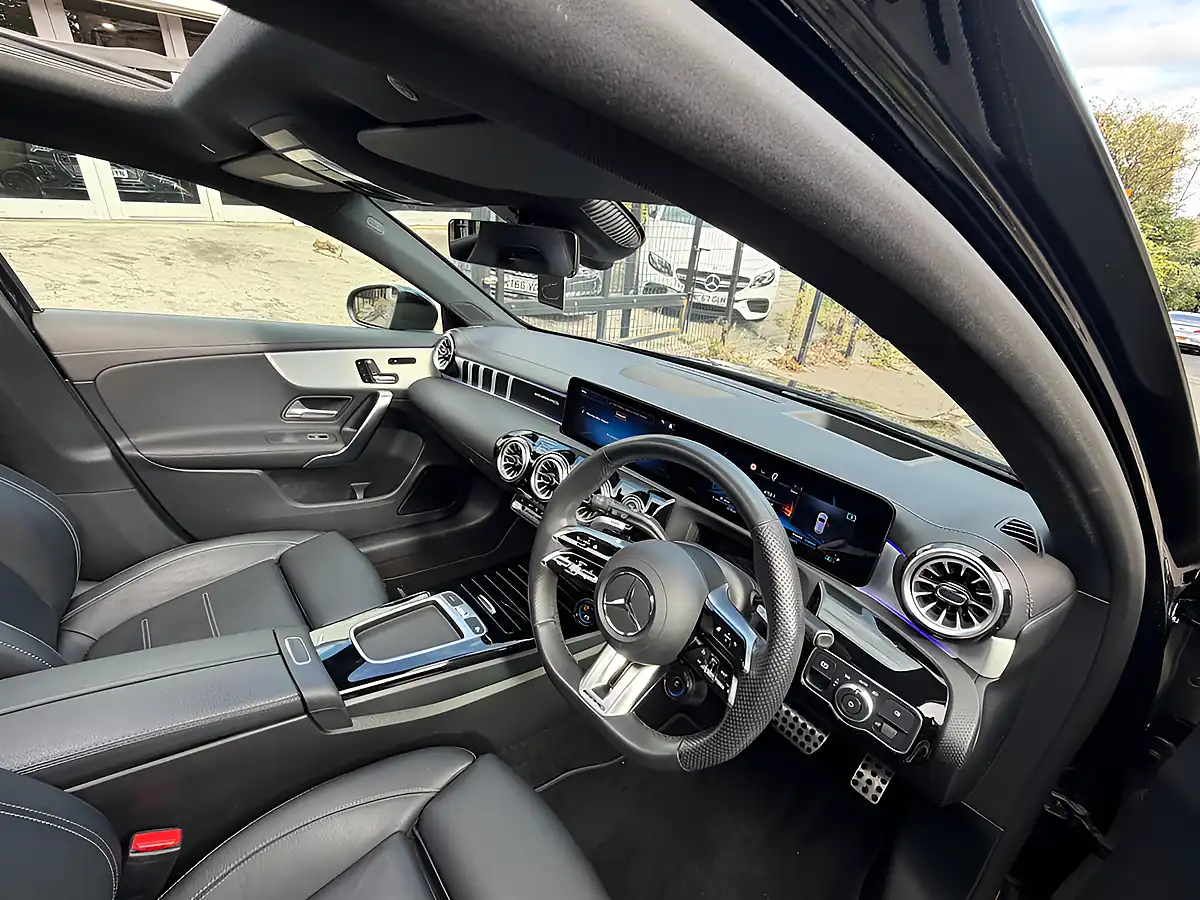 Used 2023 Mercedes A35h AMG Premium Plus Black - Interior and Exterior details 16