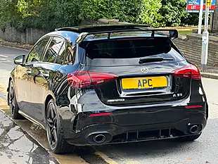 Used 2023 Mercedes A35h AMG Premium Plus Black - Interior and Exterior details 4