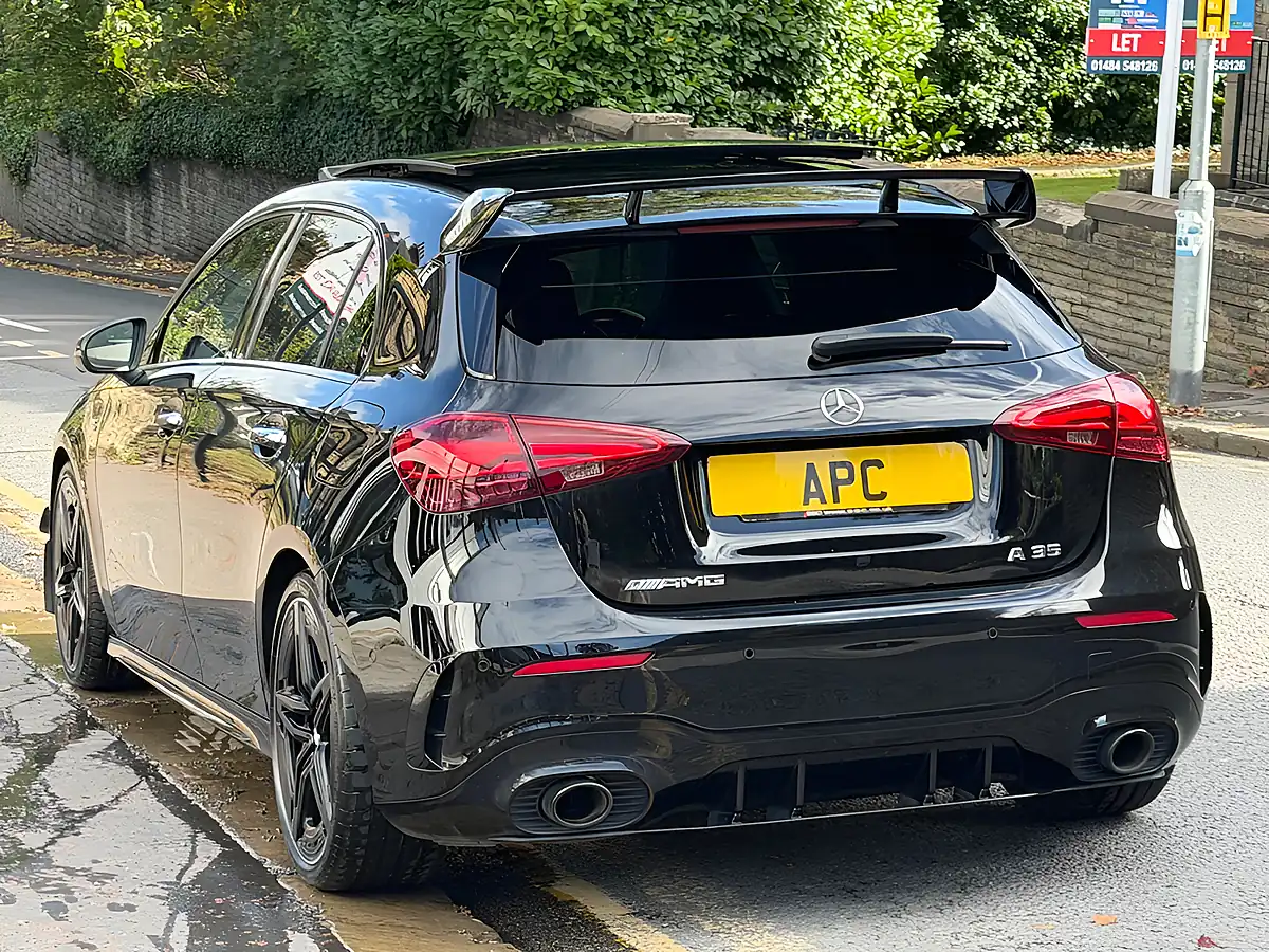 Used 2023 Mercedes A35h AMG Premium Plus Black - Interior and Exterior details 4