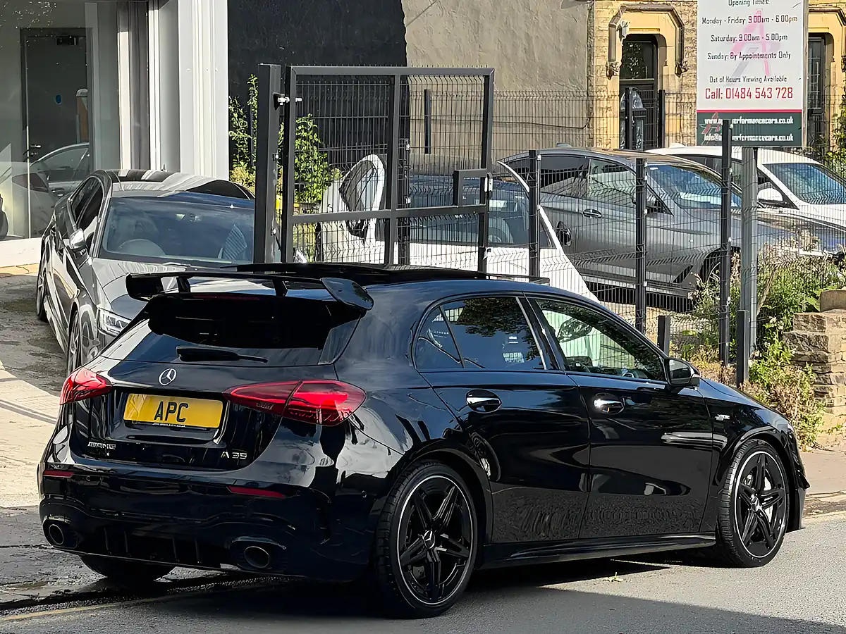Used 2023 Mercedes A35h AMG Premium Plus Black - Interior and Exterior details 6