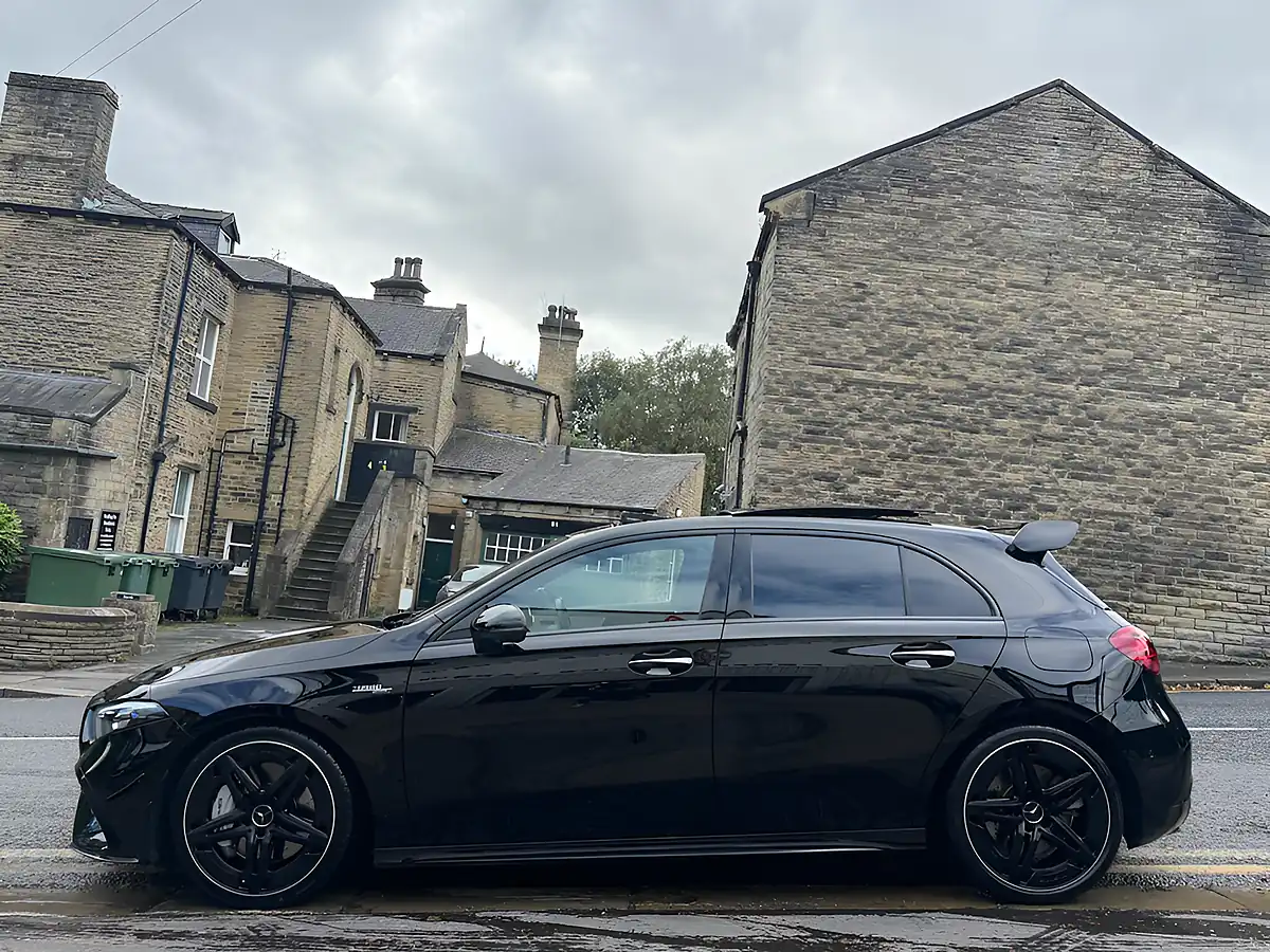 Used 2023 Mercedes A35h AMG Premium Plus Black - Interior and Exterior details 8