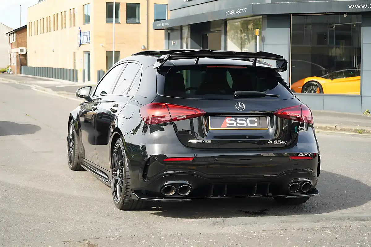 Used 2023 Mercedes A45 AMG S Plus Cosmos Black - Interior and Exterior details 11