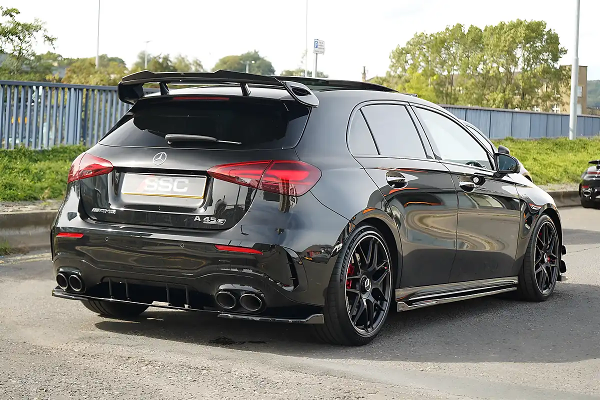 Used 2023 Mercedes A45 AMG S Plus Cosmos Black - Interior and Exterior details 12