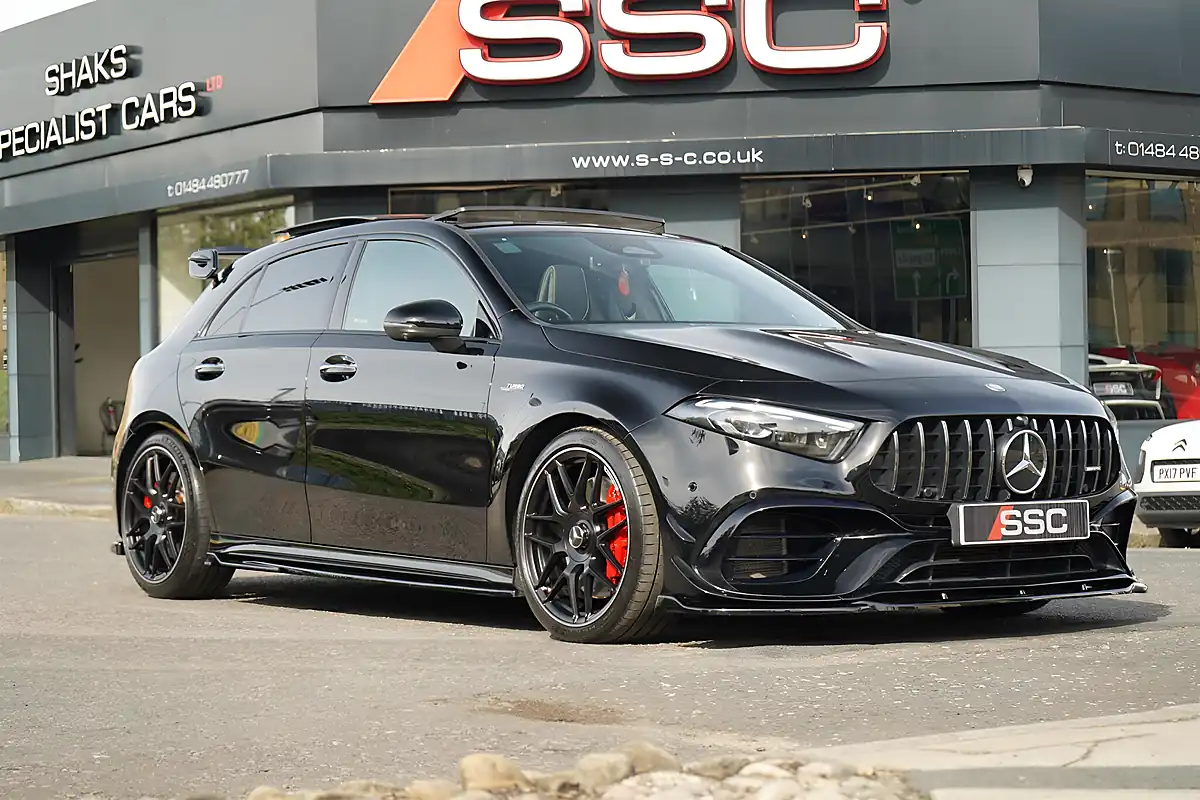 Used 2023 Mercedes A45 AMG S Plus Cosmos Black - Interior and Exterior details 4