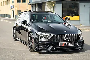 Used 2023 Mercedes A45 AMG S Plus Cosmos Black - Interior and Exterior details 5