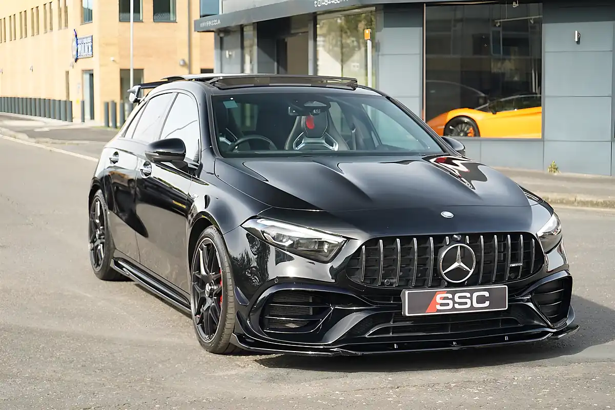 Used 2023 Mercedes A45 AMG S Plus Cosmos Black - Interior and Exterior details 5