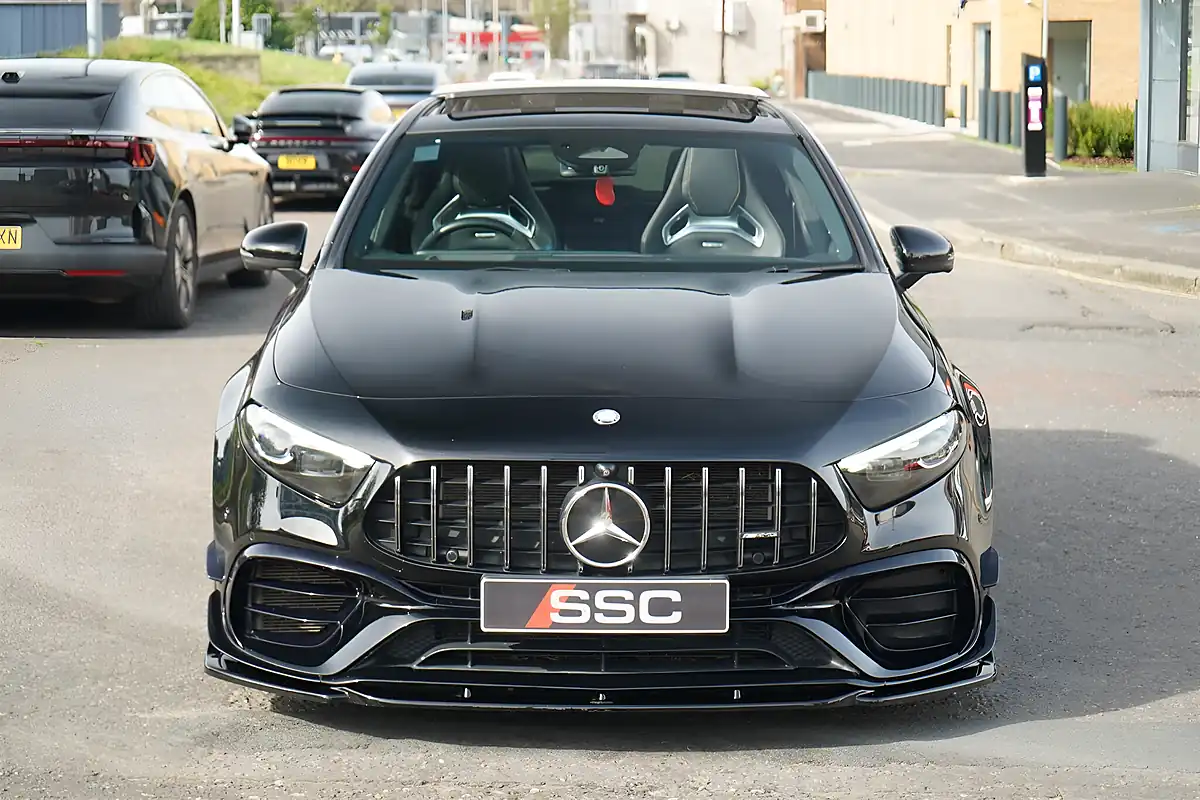 Used 2023 Mercedes A45 AMG S Plus Cosmos Black - Interior and Exterior details 6