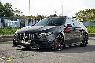 Used 2023 Mercedes A45 AMG S Plus Cosmos Black - Interior and Exterior details 7