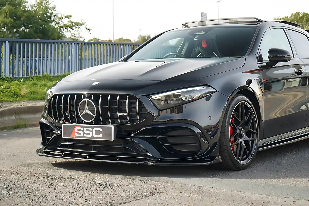 Used 2023 Mercedes A45 AMG S Plus Cosmos Black - Interior and Exterior details 8