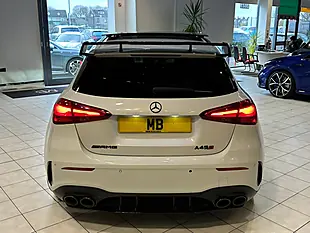 Used 2023 Mercedes-Benz a Class A45 AMG S Plus White - Interior and Exterior details 10