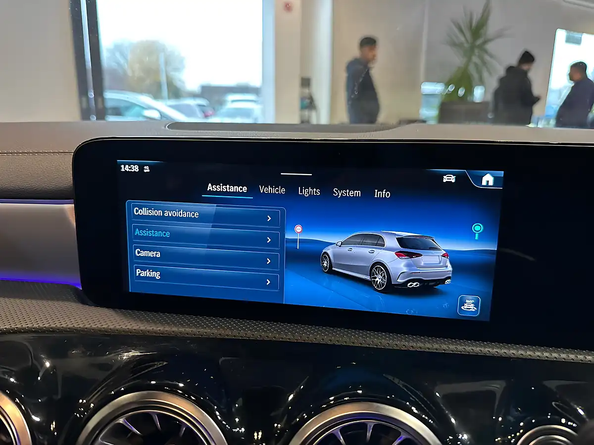 Used 2023 Mercedes-Benz a Class A45 AMG S Plus White - Interior and Exterior details 15