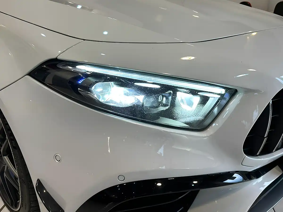 Used 2023 Mercedes-Benz a Class A45 AMG S Plus White - Interior and Exterior details 3