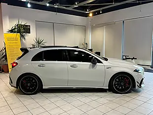 Used 2023 Mercedes-Benz a Class A45 AMG S Plus White - Interior and Exterior details 8