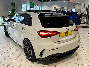Used 2023 Mercedes-Benz a Class A45 AMG S Plus White - Interior and Exterior details 9