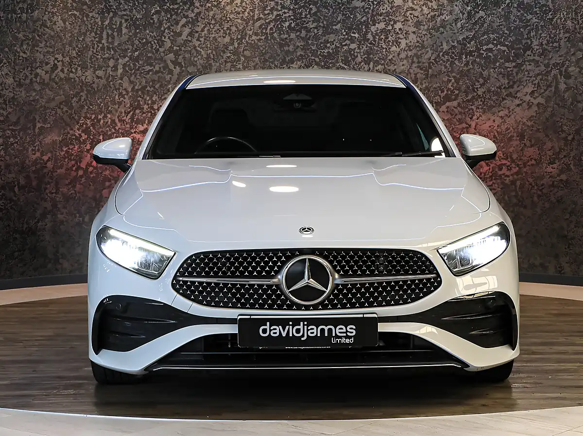 Used 2023 Mercedes-Benz a Class AMG Line Executive White - Interior and Exterior details 2