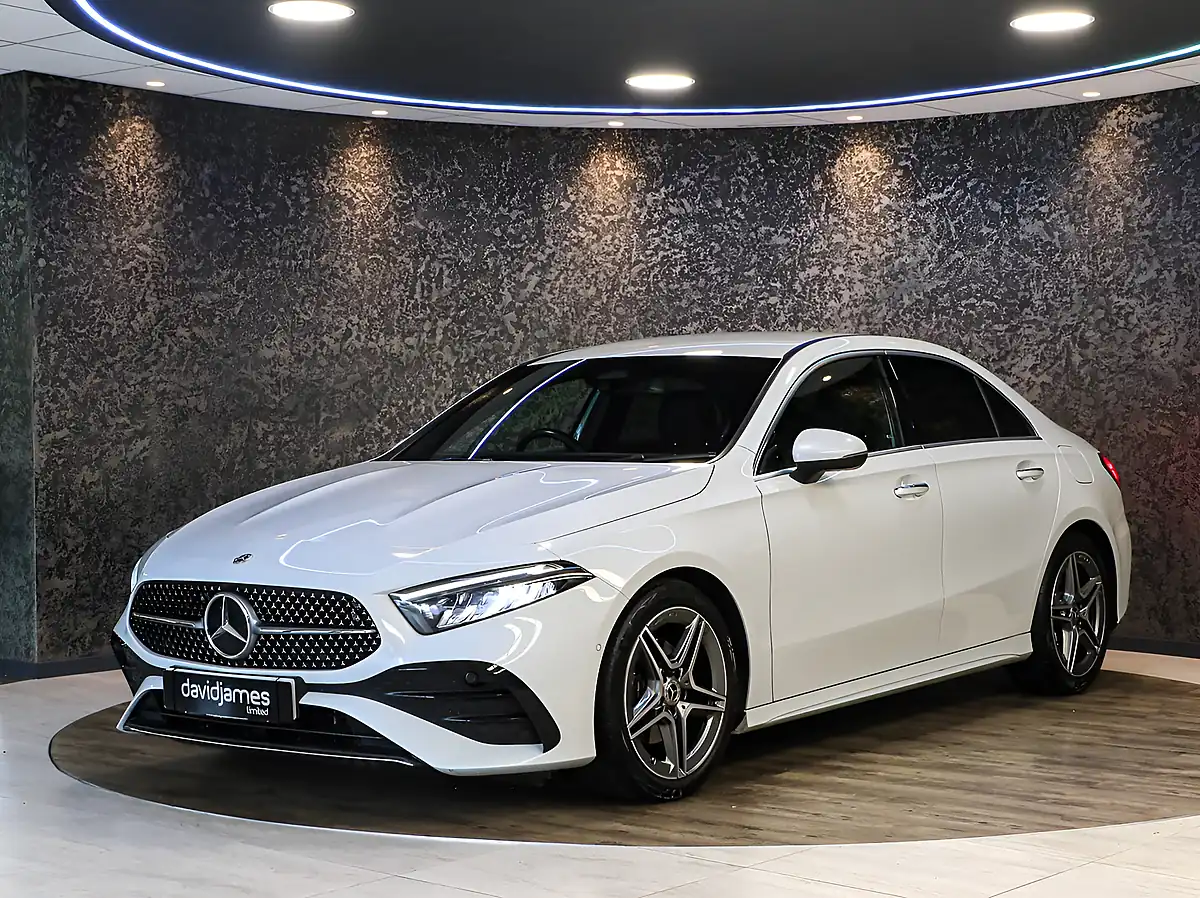 Used 2023 Mercedes-Benz a Class AMG Line Executive White - Interior and Exterior details 3