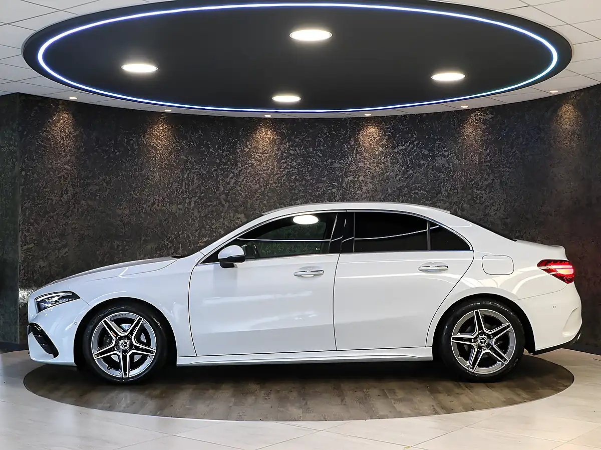 Used 2023 Mercedes-Benz a Class AMG Line Executive White - Interior and Exterior details 4