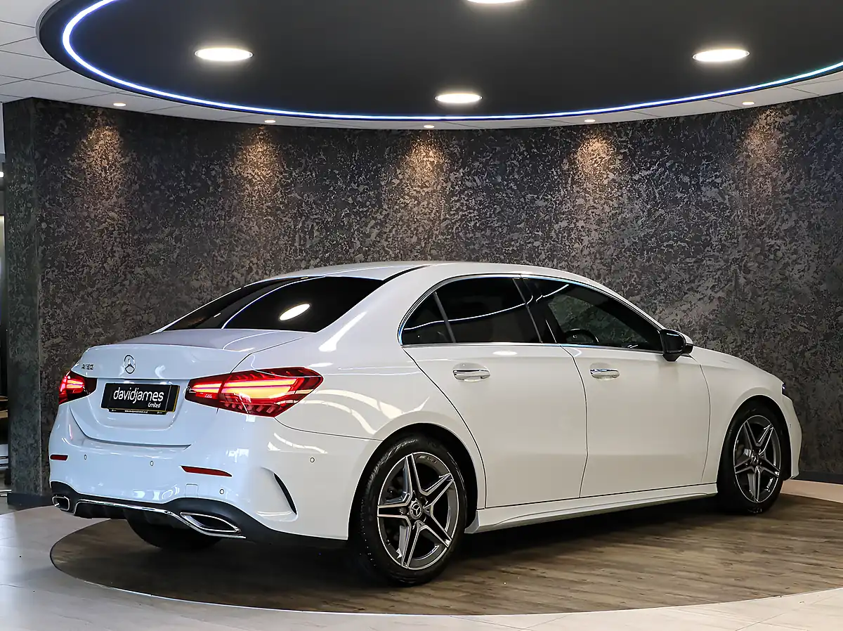 Used 2023 Mercedes-Benz a Class AMG Line Executive White - Interior and Exterior details 6