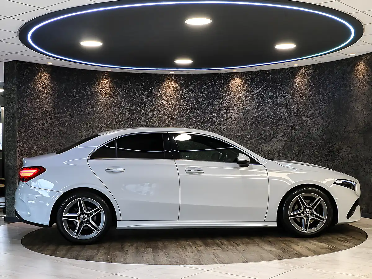 Used 2023 Mercedes-Benz a Class AMG Line Executive White - Interior and Exterior details 7