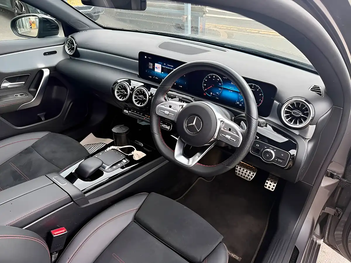Used 2023 Mercedes-Benz a-Class AMG Line Night Edition (premium Plus) Grey - Interior and Exterior details 18
