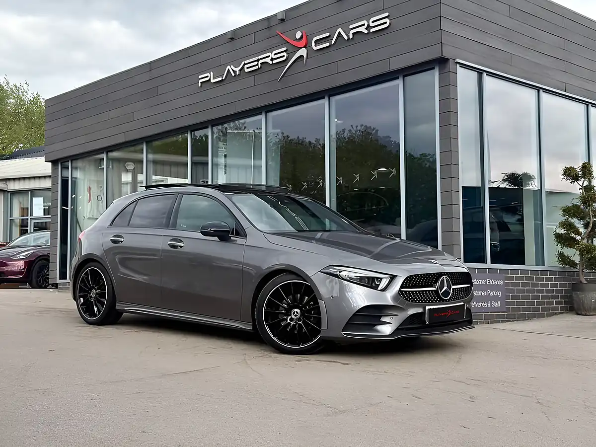Used 2023 Mercedes-Benz a-Class AMG Line Night Edition (premium Plus) Grey - Interior and Exterior details 2