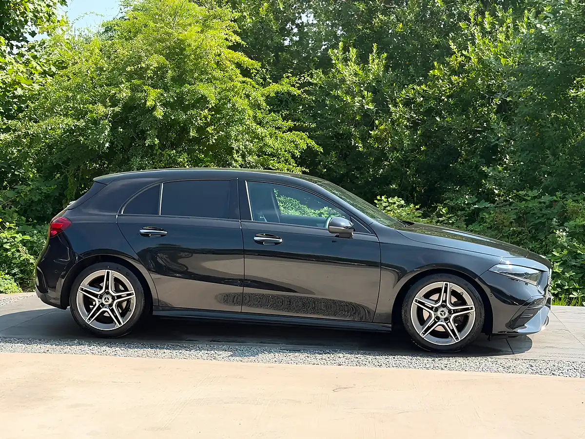 Used 2023 Mercedes-Benz a Class AMG Line (premium) Black - Interior and Exterior details 10