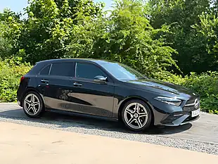 Used 2023 Mercedes-Benz a Class AMG Line (premium) Black - Interior and Exterior details 2