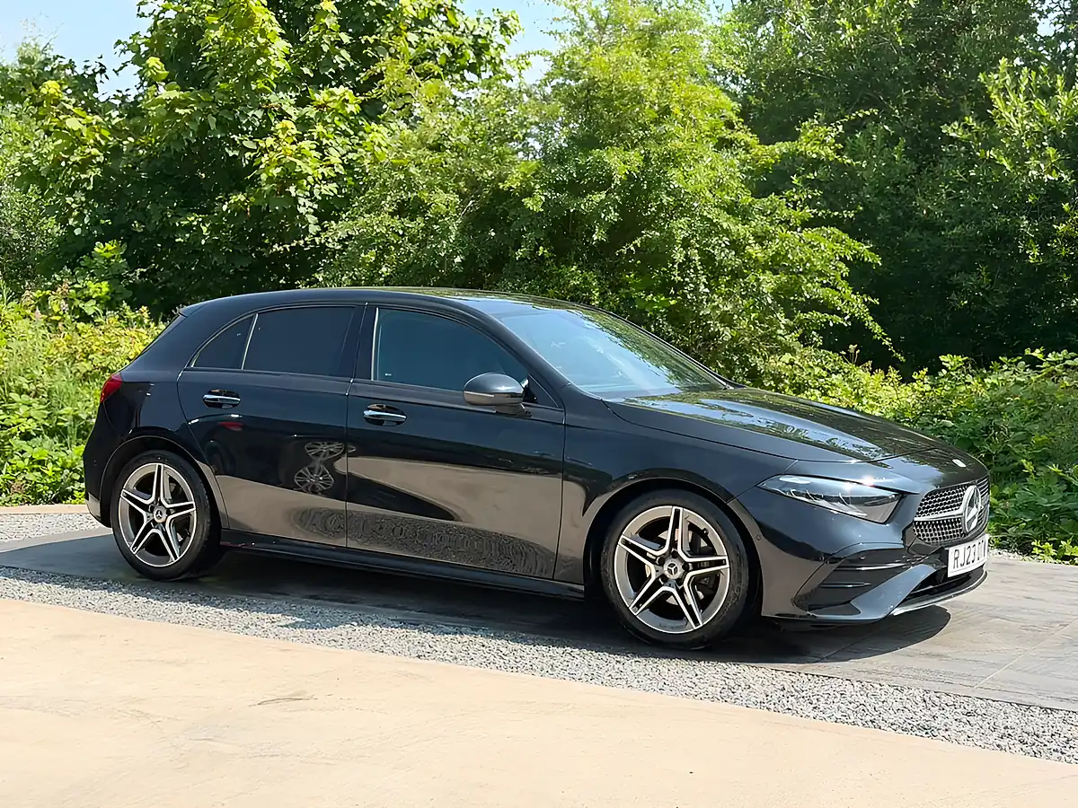 Used 2023 Mercedes-Benz a Class AMG Line (premium) Black - Interior and Exterior details 2
