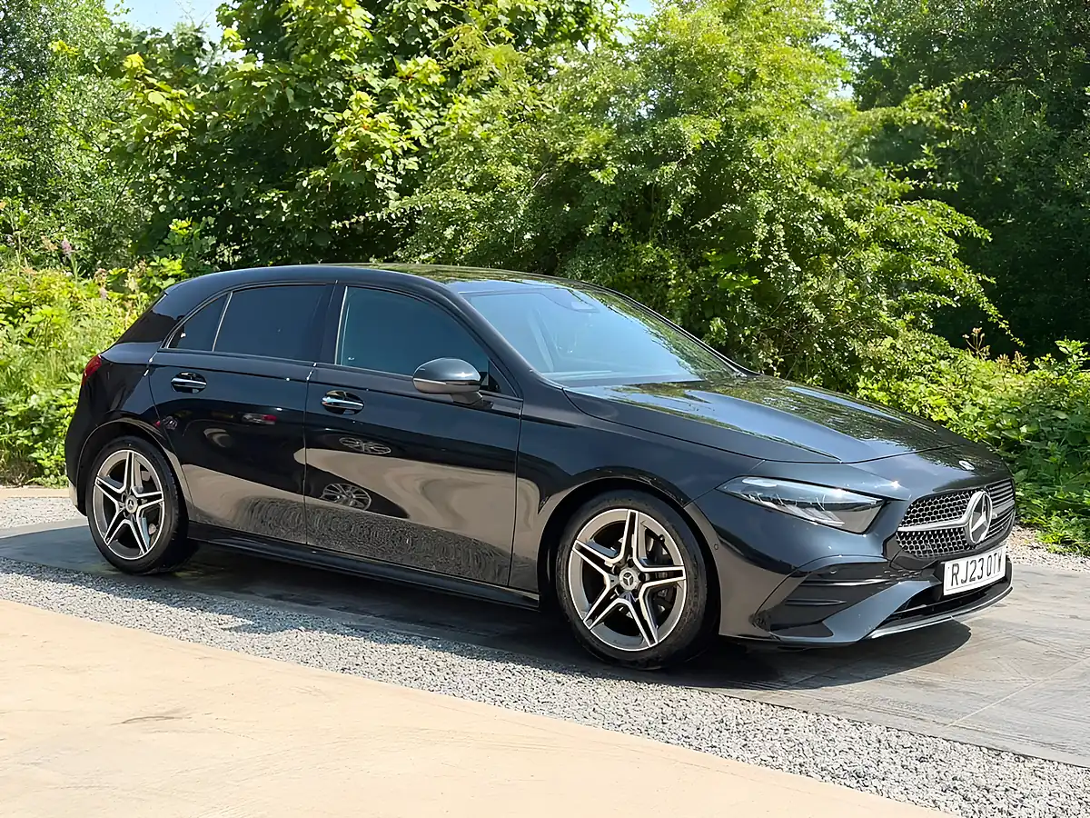 Used 2023 Mercedes-Benz a Class AMG Line (premium) Black - Interior and Exterior details 8