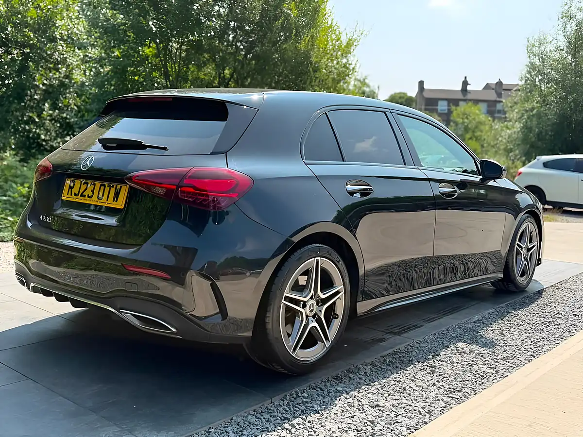 Used 2023 Mercedes-Benz a Class AMG Line (premium) Black - Interior and Exterior details 9