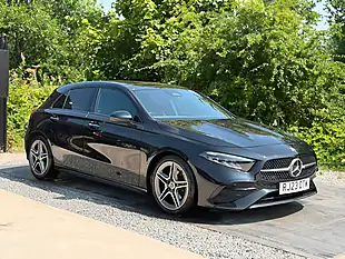 Used 2023 Mercedes-Benz a Class AMG Line (premium) Black - Interior and Exterior details 10