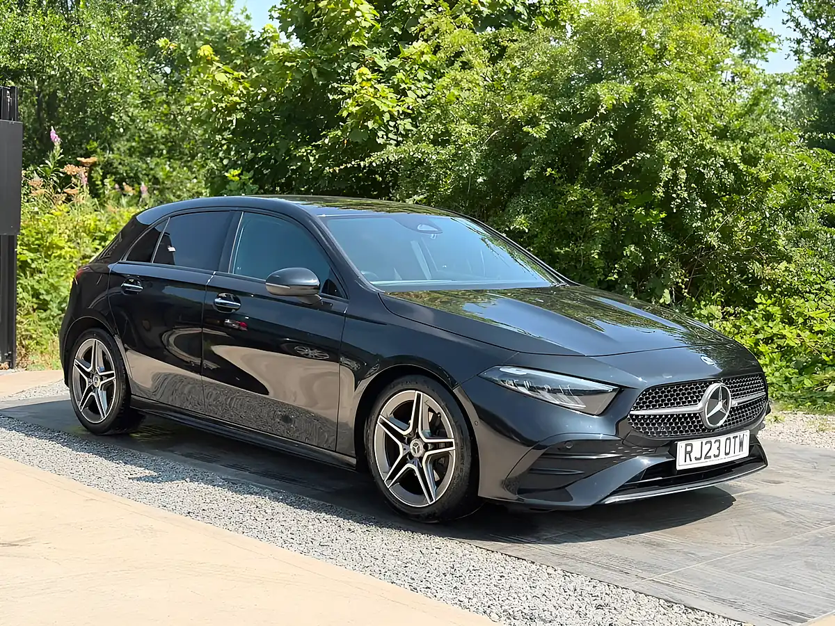 Used 2023 Mercedes-Benz a Class AMG Line (premium) Black - Interior and Exterior details 10