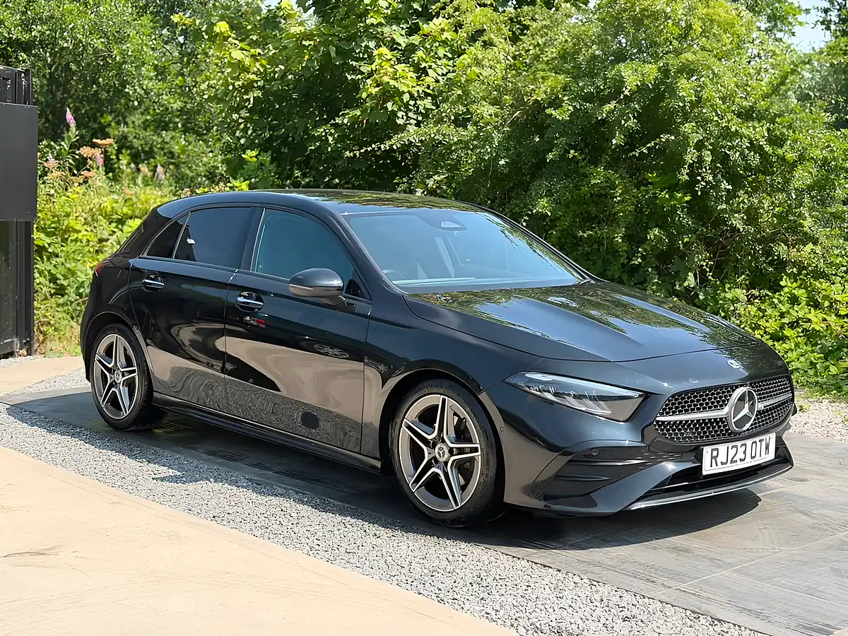 Used 2023 Mercedes-Benz a Class AMG Line (premium) Black - Interior and Exterior details 14