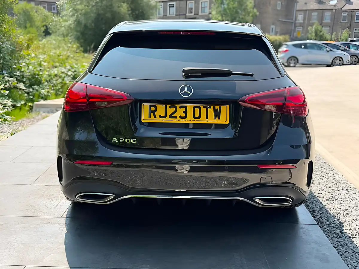 Used 2023 Mercedes-Benz a Class AMG Line (premium) Black - Interior and Exterior details 2