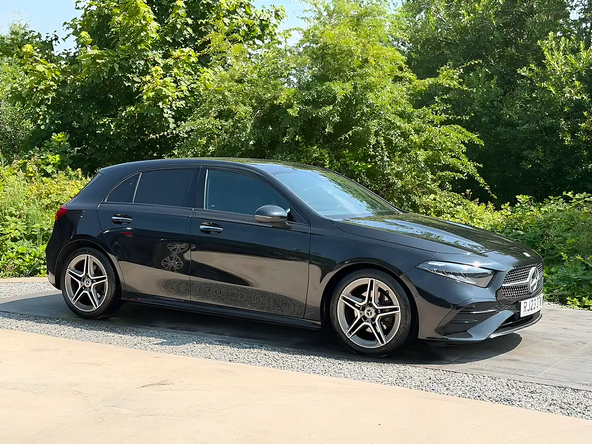 Used 2023 Mercedes-Benz a Class AMG Line (premium) Black - Interior and Exterior details 3