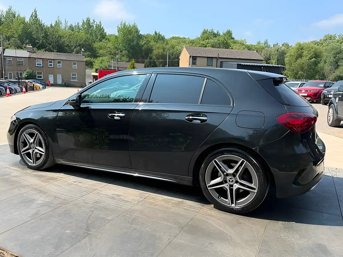 Used 2023 Mercedes-Benz a Class AMG Line (premium) Black - Interior and Exterior details 9