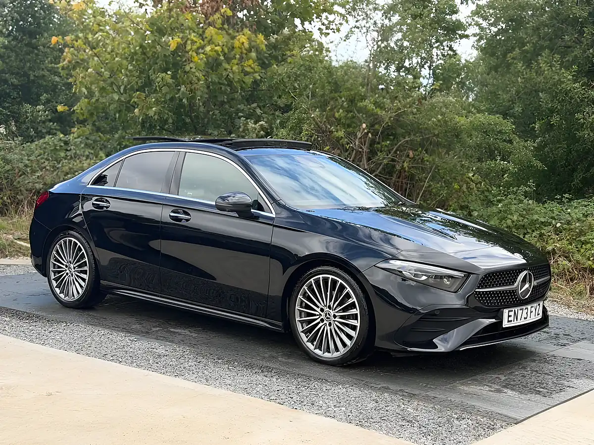 Used 2023 Mercedes-Benz a Class AMG Line Premium Plus Black - Interior and Exterior details 3