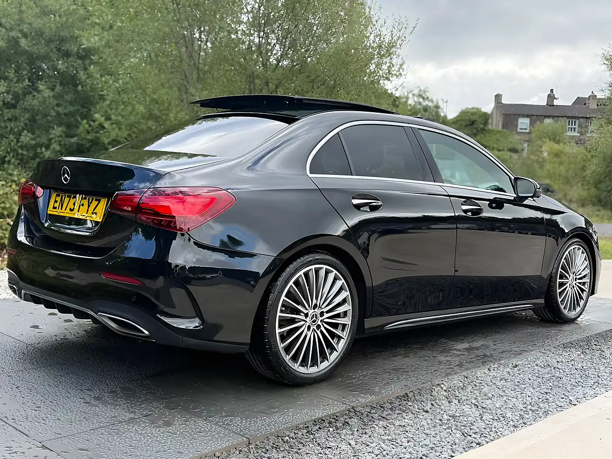 Used 2023 Mercedes-Benz a Class AMG Line Premium Plus Black - Interior and Exterior details 4