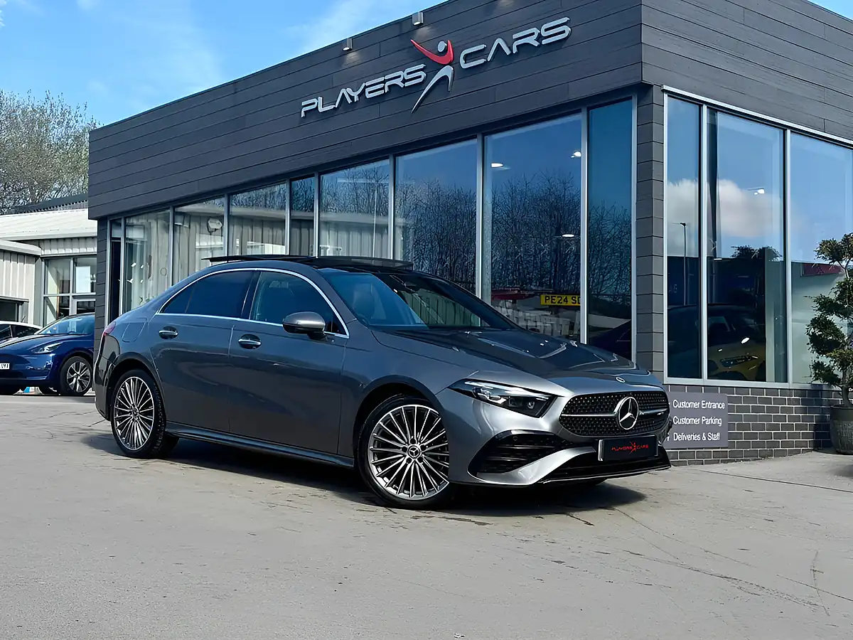 Used 2023 Mercedes-Benz a-Class AMG Line (premium Plus) Grey - Front View