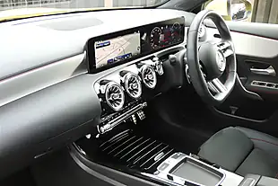 Used 2023 Mercedes-Benz a Class AMG Line (premium) Sun Yellow - Interior and Exterior details 12