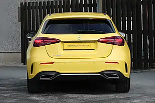 Used 2023 Mercedes-Benz a Class AMG Line (premium) Sun Yellow - Interior and Exterior details 3
