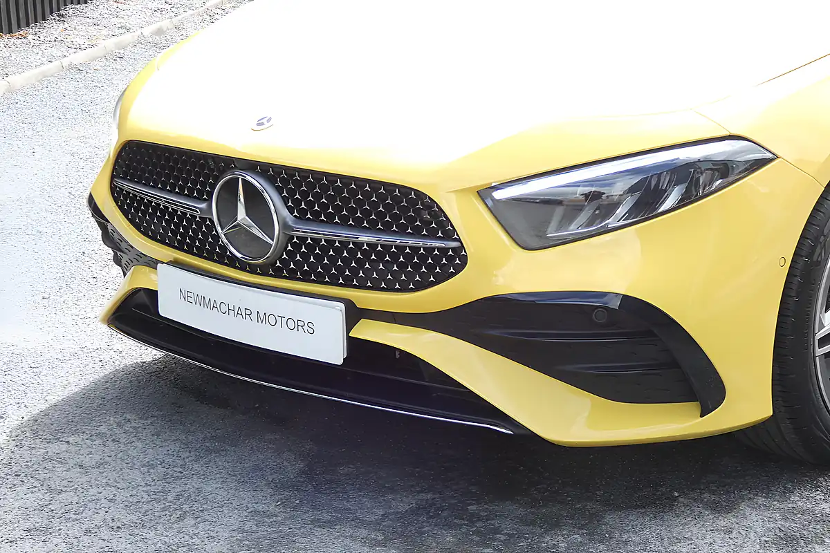 Used 2023 Mercedes-Benz a Class AMG Line (premium) Sun Yellow - Interior and Exterior details 6