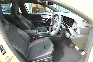 Used 2023 Mercedes-Benz a Class AMG Line (premium) Sun Yellow - Interior and Exterior details 9