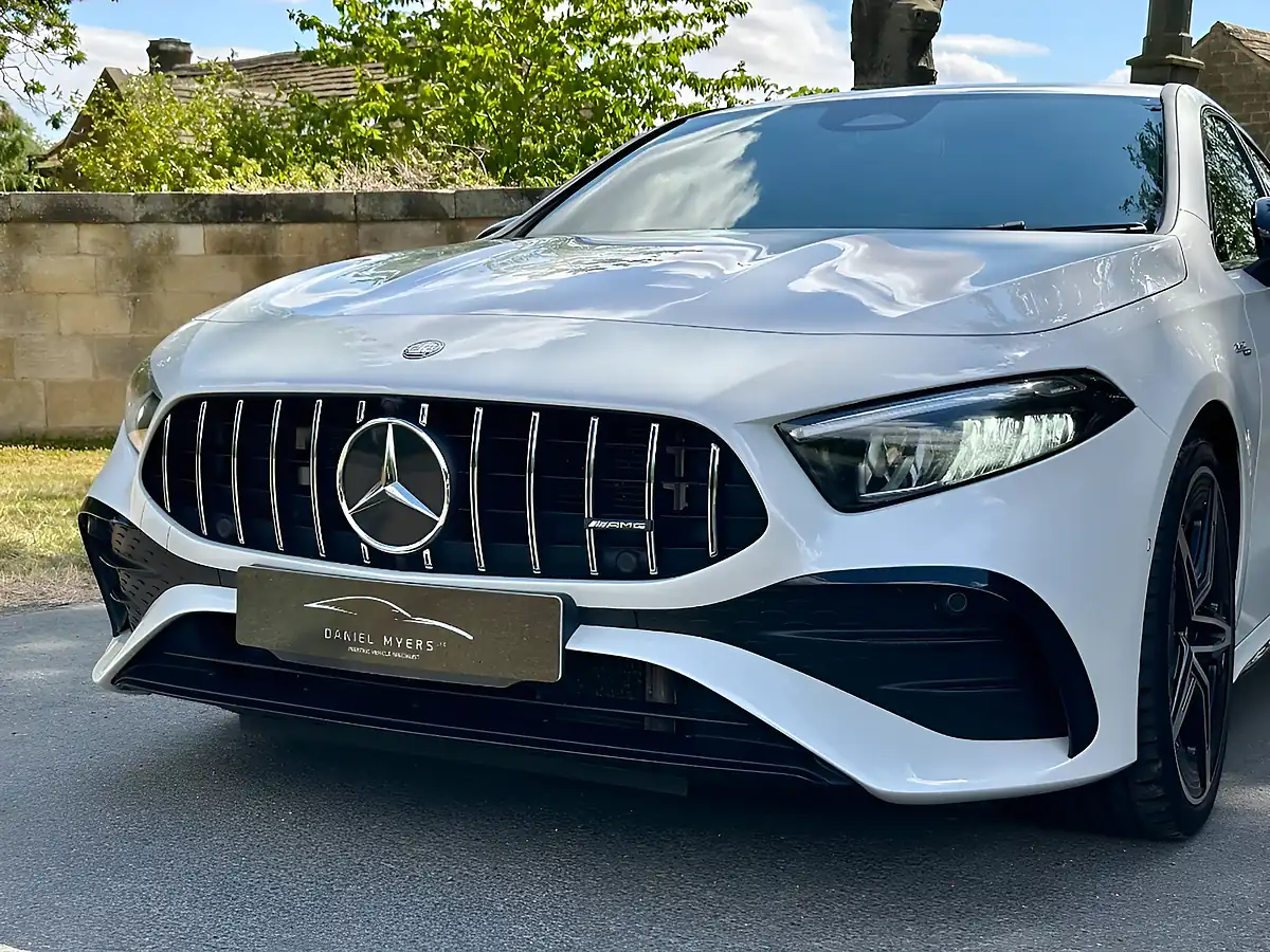 Used 2023 Mercedes-Benz a Class AMG (premium) Digital White Metallic - Interior and Exterior details 17