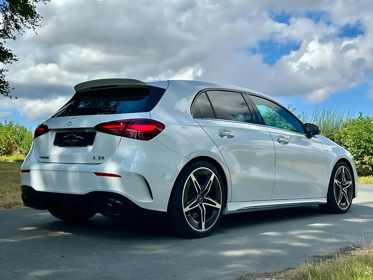 Used 2023 Mercedes-Benz a Class AMG (premium) Digital White Metallic - Interior and Exterior details 19