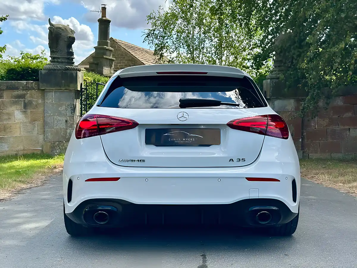 Used 2023 Mercedes-Benz a Class AMG (premium) Digital White Metallic - Interior and Exterior details 5