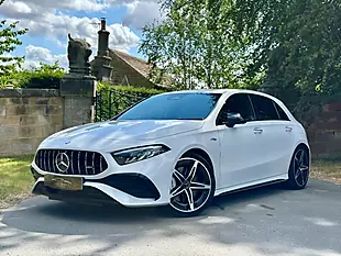 Used 2023 Mercedes-Benz a Class AMG (premium) Digital White Metallic - Interior and Exterior details 6