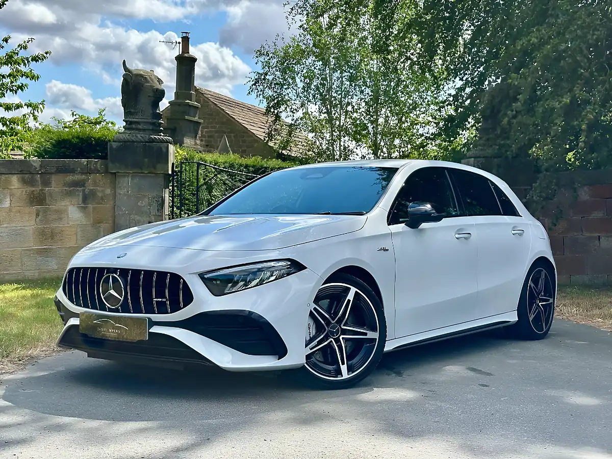 Used 2023 Mercedes-Benz a Class AMG (premium) Digital White Metallic - Interior and Exterior details 6