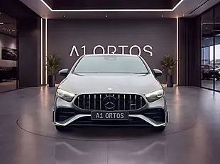 Used 2023 Mercedes-Benz a Class AMG (premium Plus) Mountain Grey - Interior and Exterior details 4
