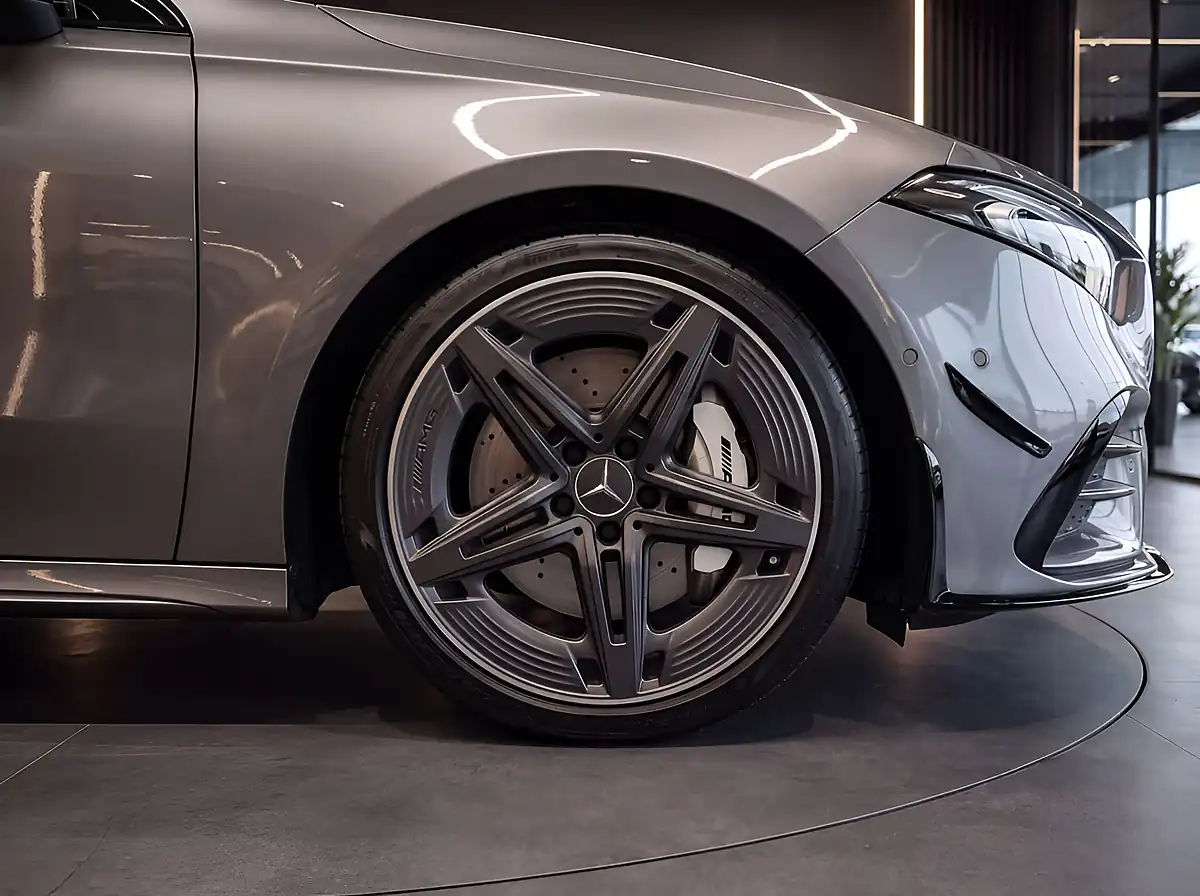 Used 2023 Mercedes-Benz a Class AMG (premium Plus) Mountain Grey - Interior and Exterior details 5